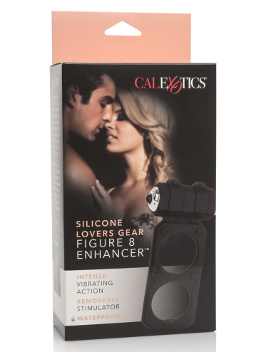 Pierścień wibracyjny Lovers Gear Figure 8 Enhancer – Zabawki erotyczne, pierścienie z wibracją, silikon medyczny