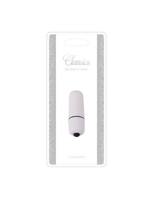 Wibrator-MINI VIBRATORE BULLET CLASSICS WHITE