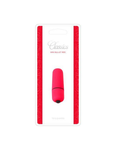 Wibrator-MINI VIBRATORE BULLET CLASSICS RED