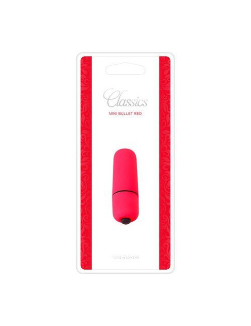 Wibrator-MINI VIBRATORE BULLET CLASSICS RED