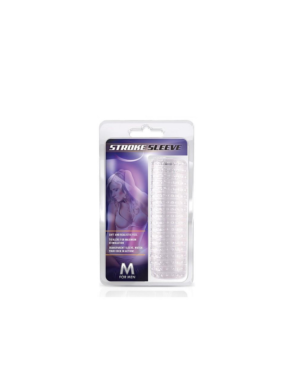 M FOR MEN STROKE SLEEVE CLEAR