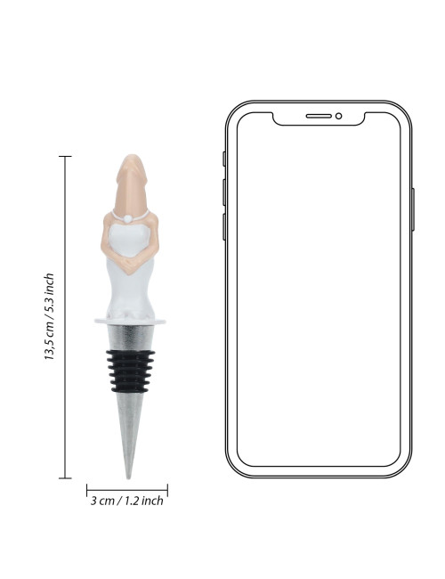 Bride Bottle Stopper - Flesh