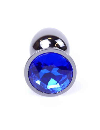 Plug-Jewellery Dark Silver PLUG- Dark Blue