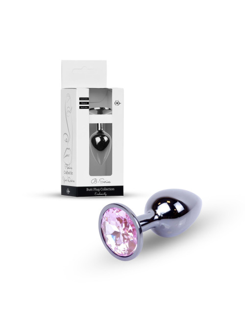 Plug-Jewellery Dark Silver PLUG- Rose