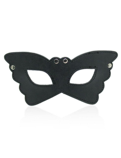 Maski BDSM Butterfly BLACK – Wenecka Skóra Fetyszowa