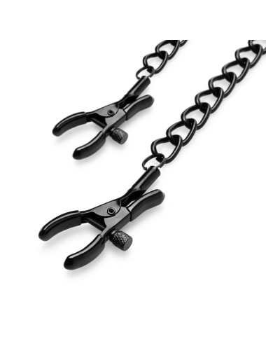 Bedroom Fantasies - Nipple Clamps
with Chain Black