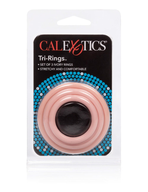 Calexotics Tri-Rings Zestaw Pierścieni Kolor Cielisty