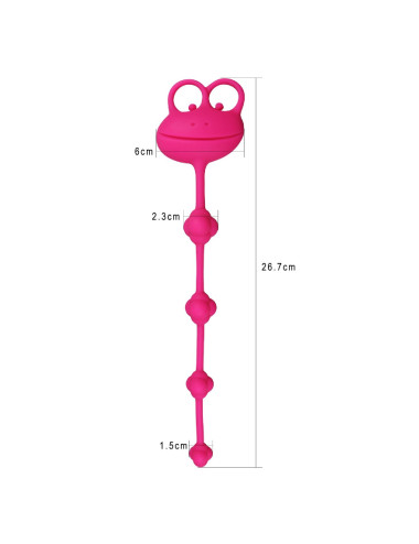 10 Silicone Frog Anal Beads