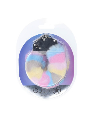Heavy-duty Fluffy Handcuffs - Multicolor 2