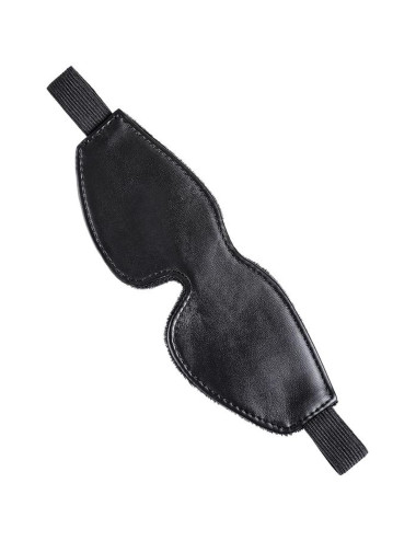 Anonymo mask, PU leather, black, 26.5 cm