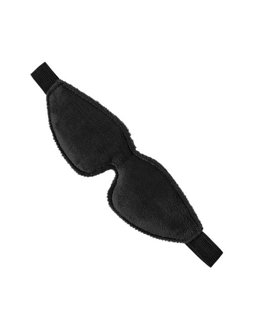 Maska BDSM Anonymo PU Leather - Czarna, 26,5 cm