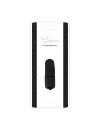 Wibrator MINI Bullet Classics Black – mini wibrator, wodoodporny, cichy, ABS Soft Touch, zabawki dla niej