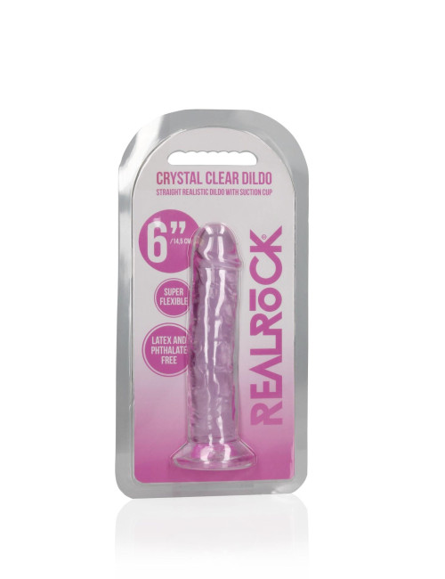 Realistyczny Dildo z Przyssawką 14,5 cm Różowy RealRock