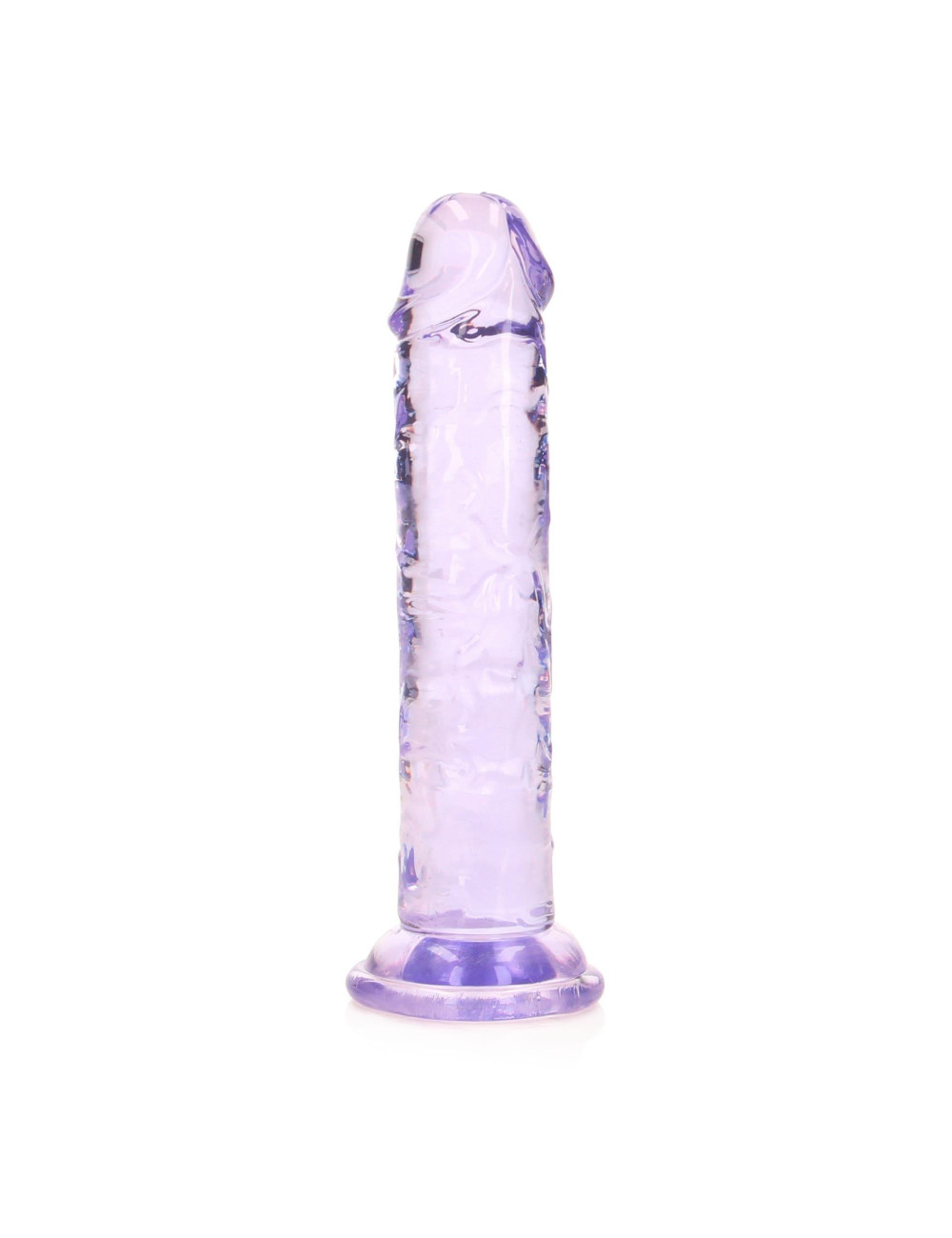 Realistyczny Dildo z Przyssawką 14,5 cm Fioletowy RealRock