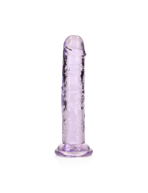 Realistyczny Dildo z Przyssawką 14,5 cm Fioletowy RealRock