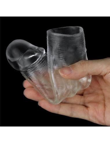 Flawless Clear Penis Sleeve Add 1''