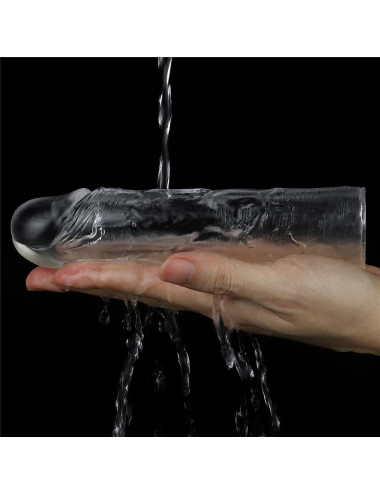 Flawless Clear Penis Sleeve Add 1''