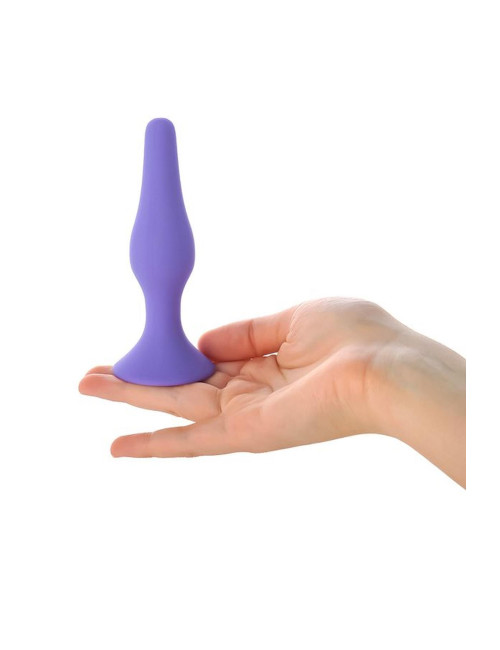 A-TOYS, Anal Plug, Silicone, Purple, 10.2 cm