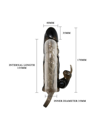 BAILE - BRAVE MAN SMOKE 5,91 MULTI-SPEED vibration