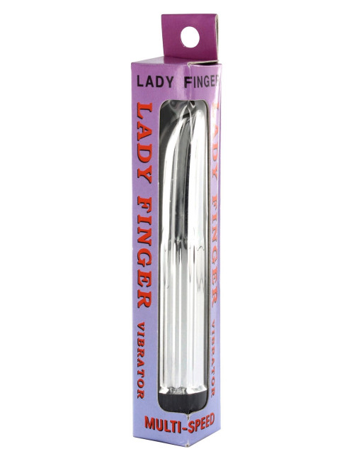 Ladyfinger Mini Vibrator Silver
