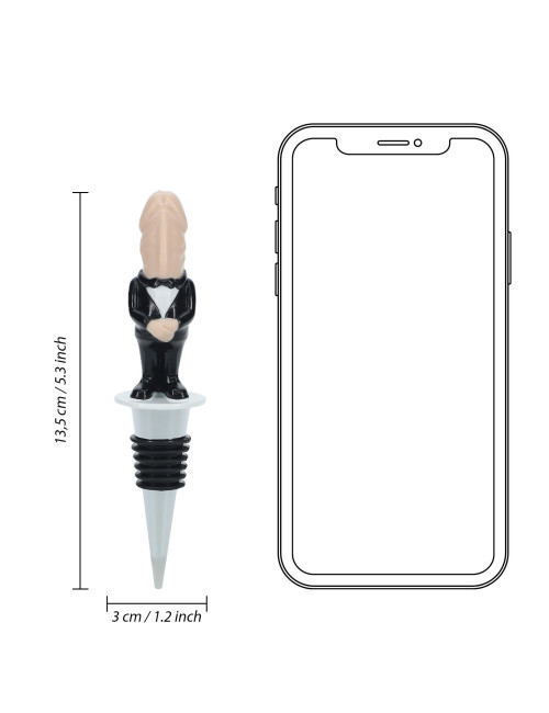 Korek Do Wina Śmieszne Rzeczy – Groom Bottle Stopper Flesh