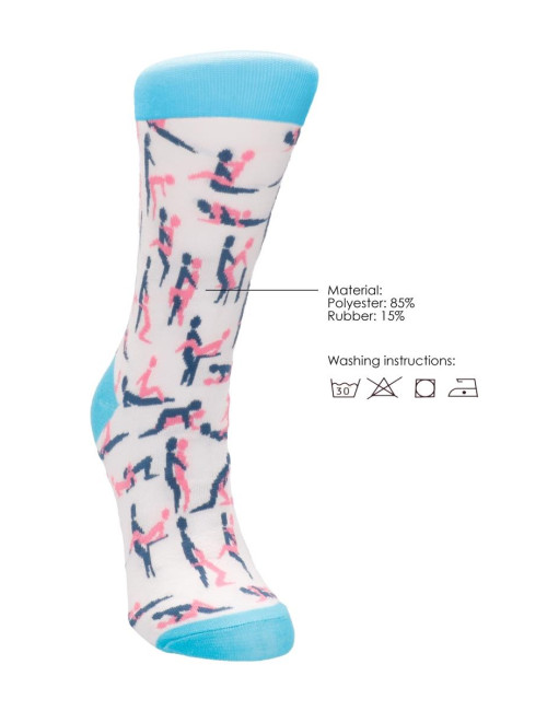 Sexy Socks Sutra Czarne Koronkowe Skarpetki Epeotyczne 36-41