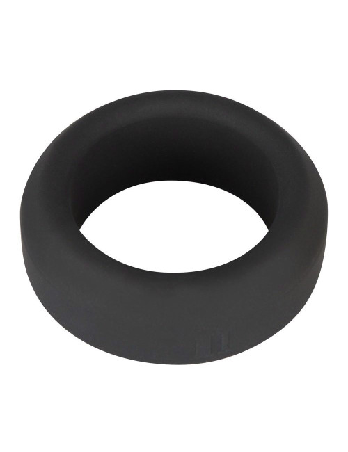 Black Velvets Aksamitny Pierścień Erekeyjny 2.6 cm Czarny