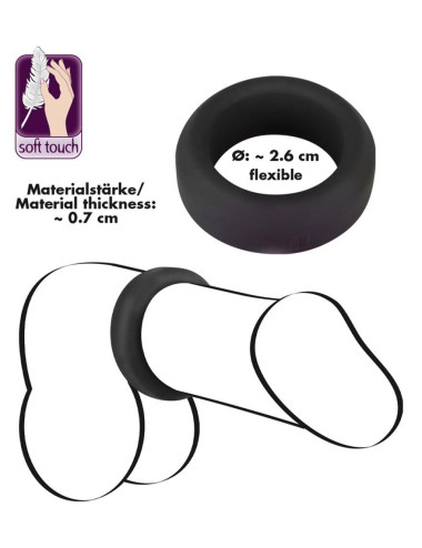 Black Velvets Cock Ring 2.6 cm
