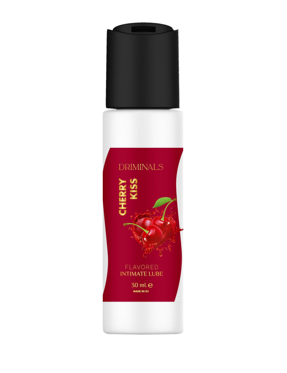 DRIMINALS KISS CHERRY - smakowy lubrykant na bazie wody, afrodyzjaki, żel, smak wiśni