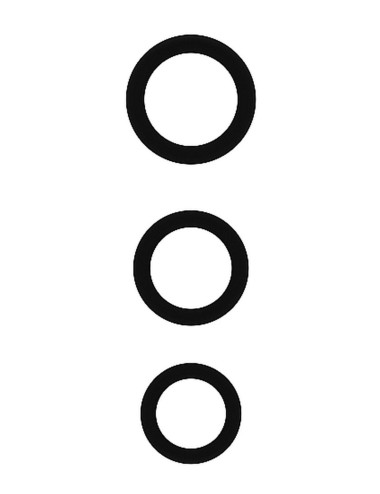No.25 - Cockring Set - Black