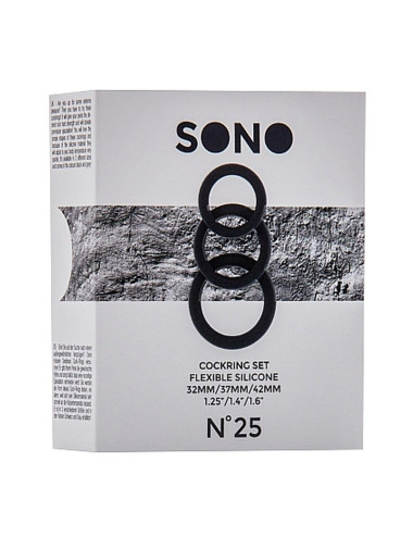 No.25 - Cockring Set - Black