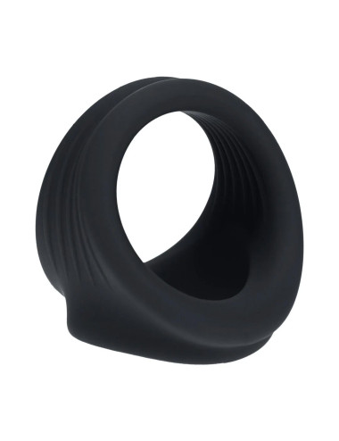 Silicone Cock and Ball Harness - Black