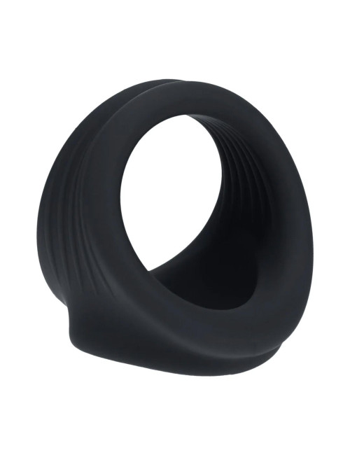 Silicone Cock and Ball Harness - Black