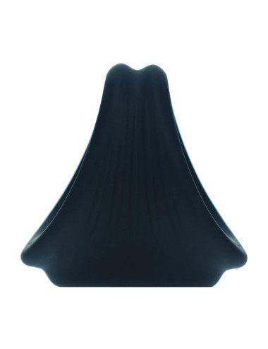 Silicone Cock and Ball Harness - Black