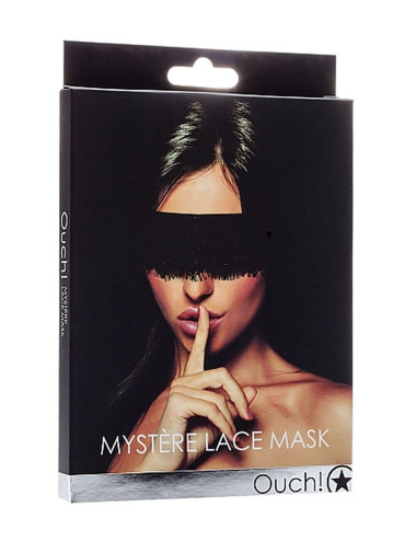 Mystere Lace Mask - Black