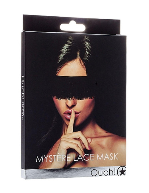 Mystere Lace Mask - Black