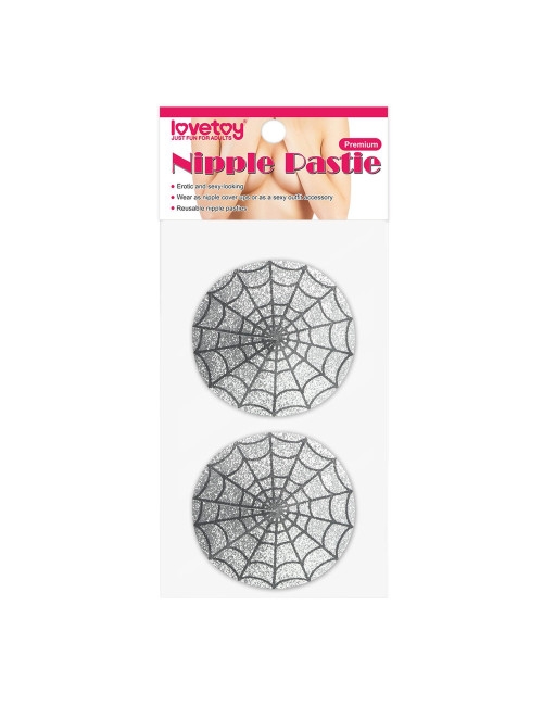 Reusable Spider Glittering Sexy Nipple Pasties