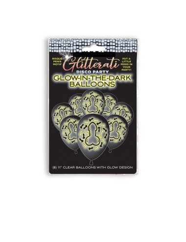 Glitterati Disco Glow Balloons