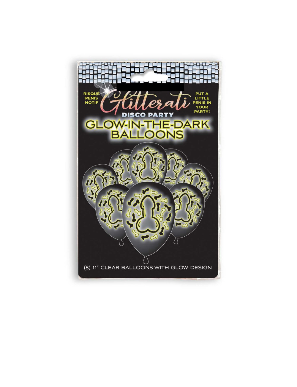 Świecące Balony Disco Glow Balloons Glitterati