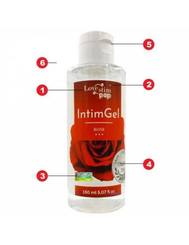 Lovestim Pop Intim Gel rose 150 ml