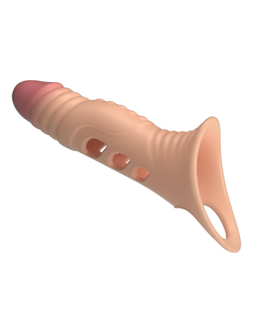 Pretty Love 8.7" Vibrating Penis Sleeve - Wibrująca nakładka