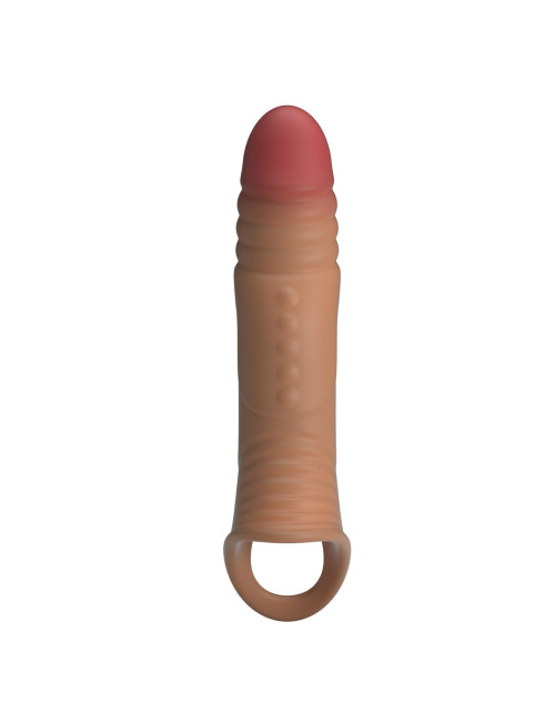 Pretty Love 8.7" Vibrating Penis Sleeve Extender - Przedłużka