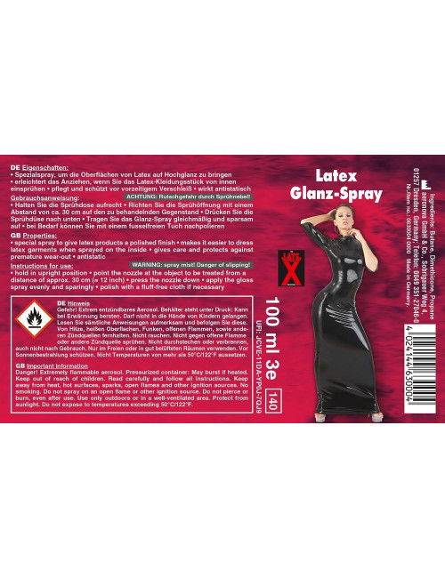 LateX Brilliance Spray do pielęgnacji lateksu 100 ml