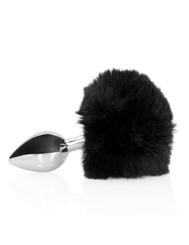 Bunny Tail with Metal Butt Plug