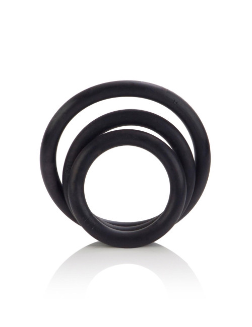 Rubber Ring - 3 Piece Set Black