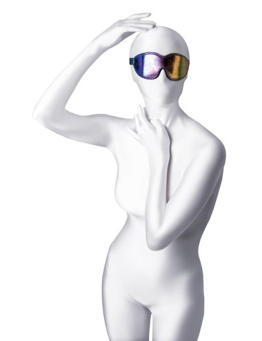 Anonymo mask, PVC, print, 27.5 cm