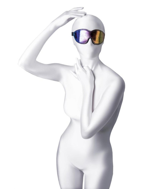 Anonymo mask, PVC, print, 27.5 cm