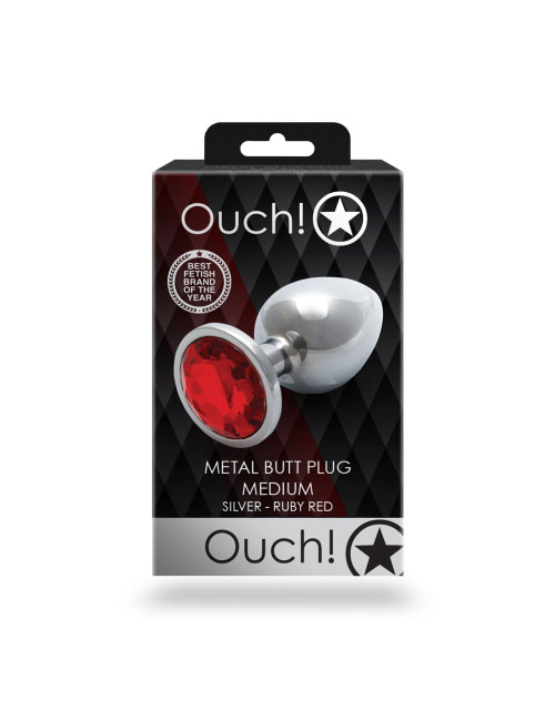 Round Gem Butt Plug - Medium