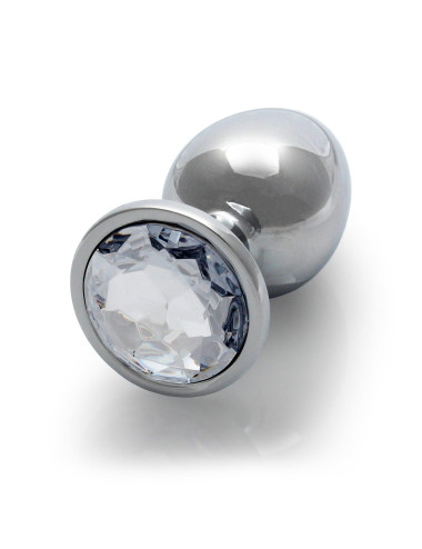 Round Gem Butt Plug - Medium