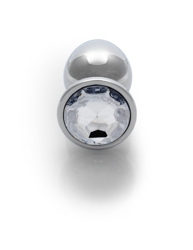 Round Gem Butt Plug - Medium